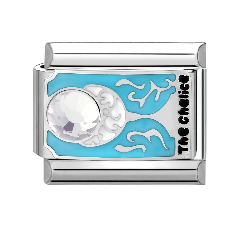 Fashionable Drip-Paint Style Accessory with Tarot Card Elements